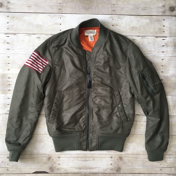 Denim & Supply Ralph Lauren Jackets & Blazers - DENIM & SUPPLY Green Military Bomber Jacket Coat